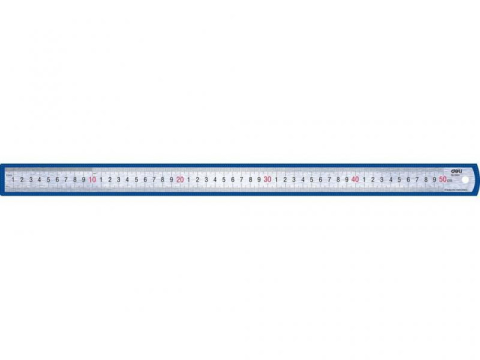 Birotică și accesorii birou - Rigla metal 50 cm Deli