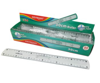 Rechizite școlare - Rigla plastic 30 cm Keyroad