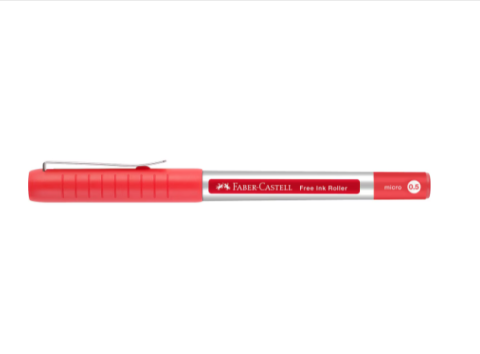 Roller Free Ink Faber-Castell 0.5 mm rosu [1]