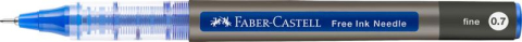 Roller Free Ink Needle Faber-Castell 0.7 mm albastru [2]