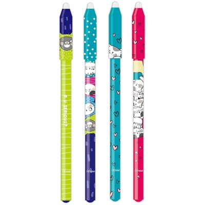Rollere și finelinere - Roller gel cu rescriere 0.5 mm albastru So many cats M&G