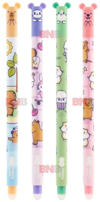 Instrumente de scris - Roller gel cu rescriere Capibara Yummy Yum Happy Color albastru 0.5 mm