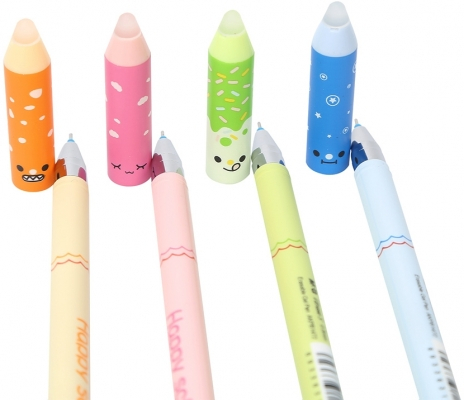 Roller gel cu rescriere 0.5 mm albastru Faces M&G [2]