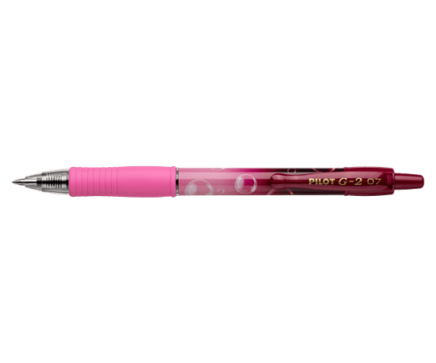 Roller gel Pilot G2 Bubble 0.7mm roz scriere albastru [1]