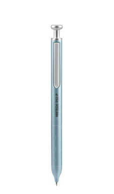 Instrumente de scris - Roller gel cu uscare rapida Space Up Metal Writech 0.7 mm cerneala albastra corp albastru