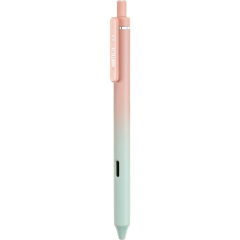 Rollere și finelinere - Roller gel cu uscare rapida degrade pastel roz Ombre Writech 0.7mm