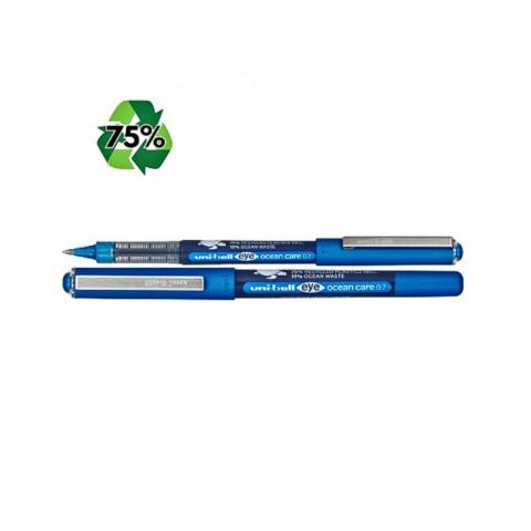 Roller Uni 0.7 mm Eye Ocean Care 75% reciclabil albastru [1]