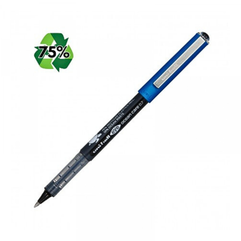 Birotică și accesorii birou - Roller Uni 0.7 mm Eye Ocean Care 75% reciclabil negru