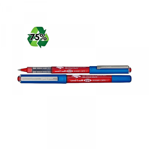 Roller Uni 0.7 mm Eye Ocean Care 75% reciclabil rosu [1]