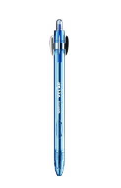 Instrumente de scris - Roller cu uscare rapida Velar Writech 0.7 mm cerneala albastra corp transparent albastru