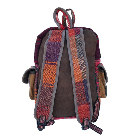 Rucsac textil 32x40 cm multicolor model traditional [2]
