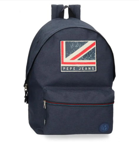 Rucsacuri școlare și  casual - Rucsac baieti Pepe Jeans Aidan 2 compartimente bleumarin 31 x 44 x 15 cm