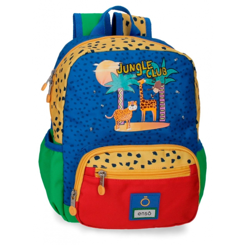 Ghiozdane pentru grădinită - Rucsac gradinita baieti Enso Jungle Club 24 x 28 cm