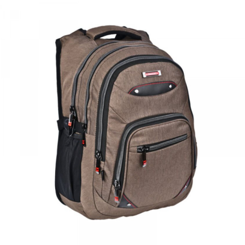 Rucsacuri școlare și  casual - Rucsac adolescenti maro 46 cm Relaxion