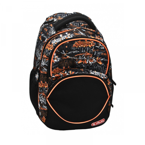 Rucsacuri școlare și  casual - Rucsac adolescenti negru 43 cm Herlitz