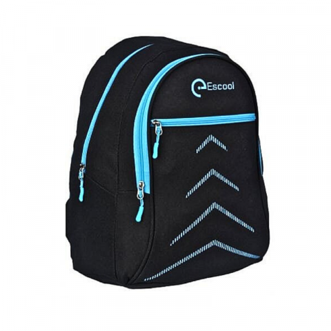 Rucsac adolescenti negru 44 cm Escool [1]