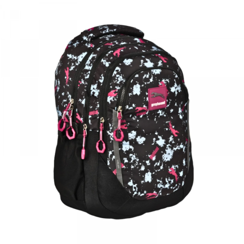 Rechizite școlare - Rucsac adolescenti negru 46 cm Greyhound