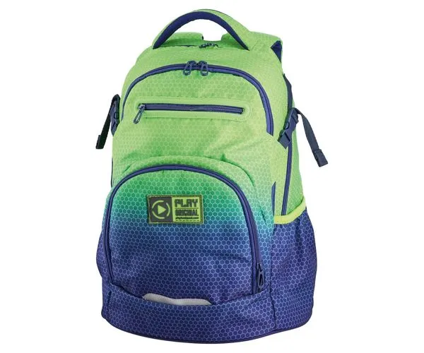 Rechizite școlare - Rucsac scolar 26L baieti Apollo verde blue Play