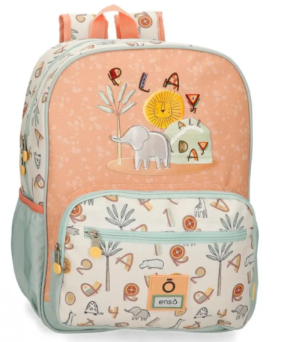 Rucsacuri școlare și  casual - Ghiozdan scoala baieti 12L Enso Play all day multicolor 30 x 38 x 12 cm