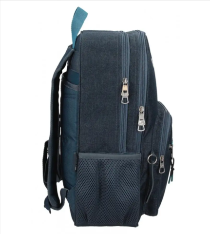 Rucsac baieti Pepe Jeans Edmon 2 compartimente albastru 30 x 40 x 13 cm [3]