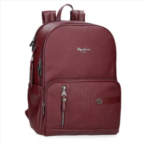 Ghiozdane și rucsacuri - Rucsac business dama Pepe Jeans Sprig 29 x 40 x 11 cm bordo