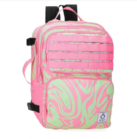 Ghiozdane și rucsacuri - Rucsac calatorie fete Enso Fleur Psychedelic compartiment laptop 28 x 40 x 20 cm