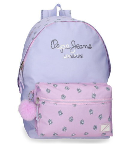 Ghiozdane și rucsacuri - Rucsac casual fete 2 compartimente Pepe Jeans Becca 31 x 44 x 17.5 cm