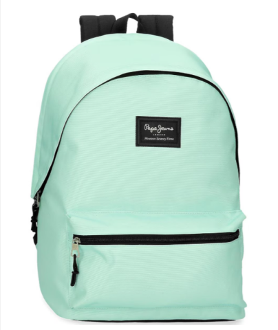 Rucsacuri școlare și  casual - Rucsac casual Pepe Jeans Aris Colorful turcoaz deschis 31 x 44 x 15 cm