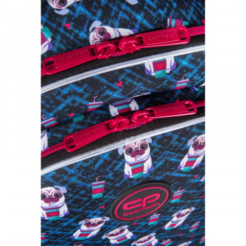 Rucsac scolar multicolor 25L Coolpack Turtle Dogs to go [2]