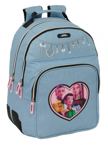 Noutăți Librăria Compas - Rucsac K-Pop Demon Hunters HuntriX 2 compartimente cu intarituri 32x42x15 cm