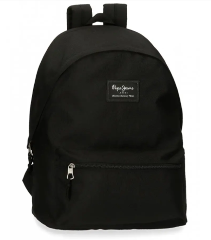 Rucsacuri școlare și  casual - Rucsac laptop Pepe Jeans Aris Evergreen negru 31 x 44 x 17.5 cm