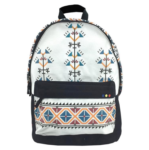 Ghiozdane și rucsacuri - Rucsac Pigna colectia Ethno model Braila 42 x 30 x 14 cm
