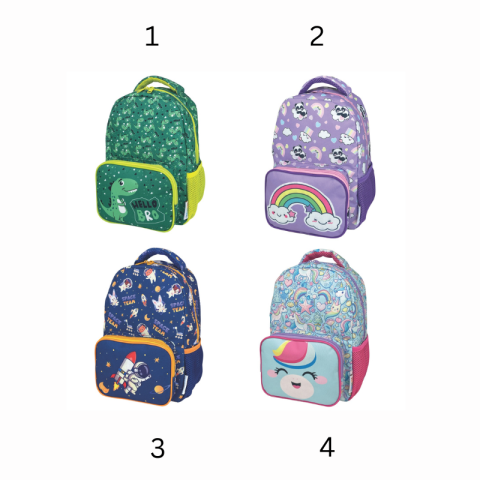 Rucsac Fantasy cu 2 compartimente cu fermoar 29x22x10cm modele diferite [1]