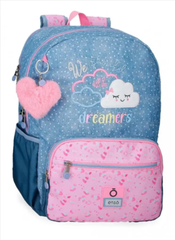 Ghiozdane și rucsacuri - Rucsac scoala fete 17L Enso Dreamers multicolor 32 x 42 x 14 cm