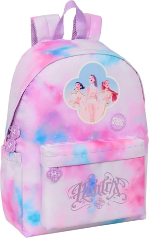 Rucsacuri școlare și  casual - Rucsac fete K-Pop Demon Hunters Artist compartiment laptop 14.1 inch 31x43x13 cm