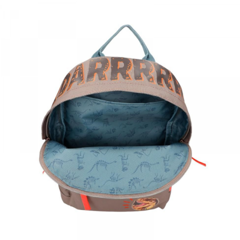 Rucsac gradinita maro 24 cm Dino World [2]
