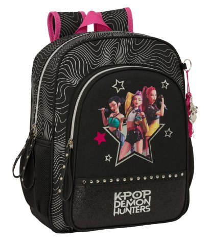 Noutăți Librăria Compas - Rucsac fete K-Pop Demon Hunters Energy adaptabil la troler 32x38x12 cm