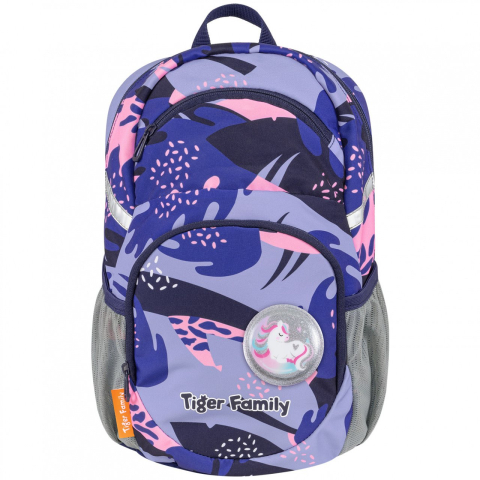 Noutăți Librăria Compas - Rucsac scolar 11L Lively motiv Blue Leaves