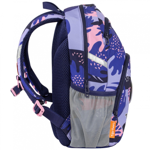 Rucsac scolar 11L Lively motiv Blue Leaves [2]