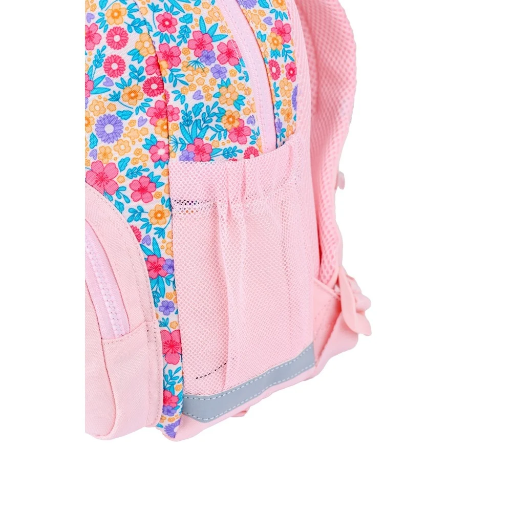 Ghiozdan gradinita Oxford Flowers 31x23x12 cm roz [5]