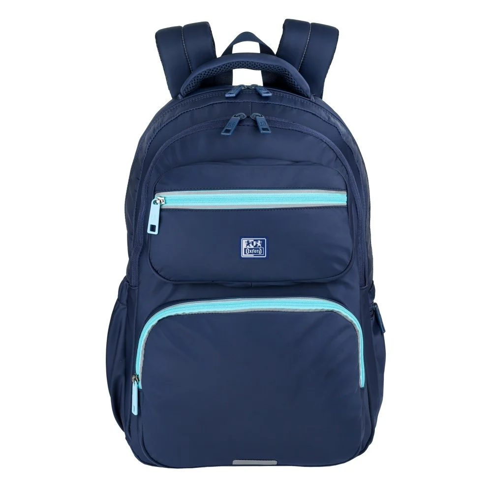 Rechizite școlare - Rucsac Oxford Bicolor 25L 2 compartimente albastru inchis