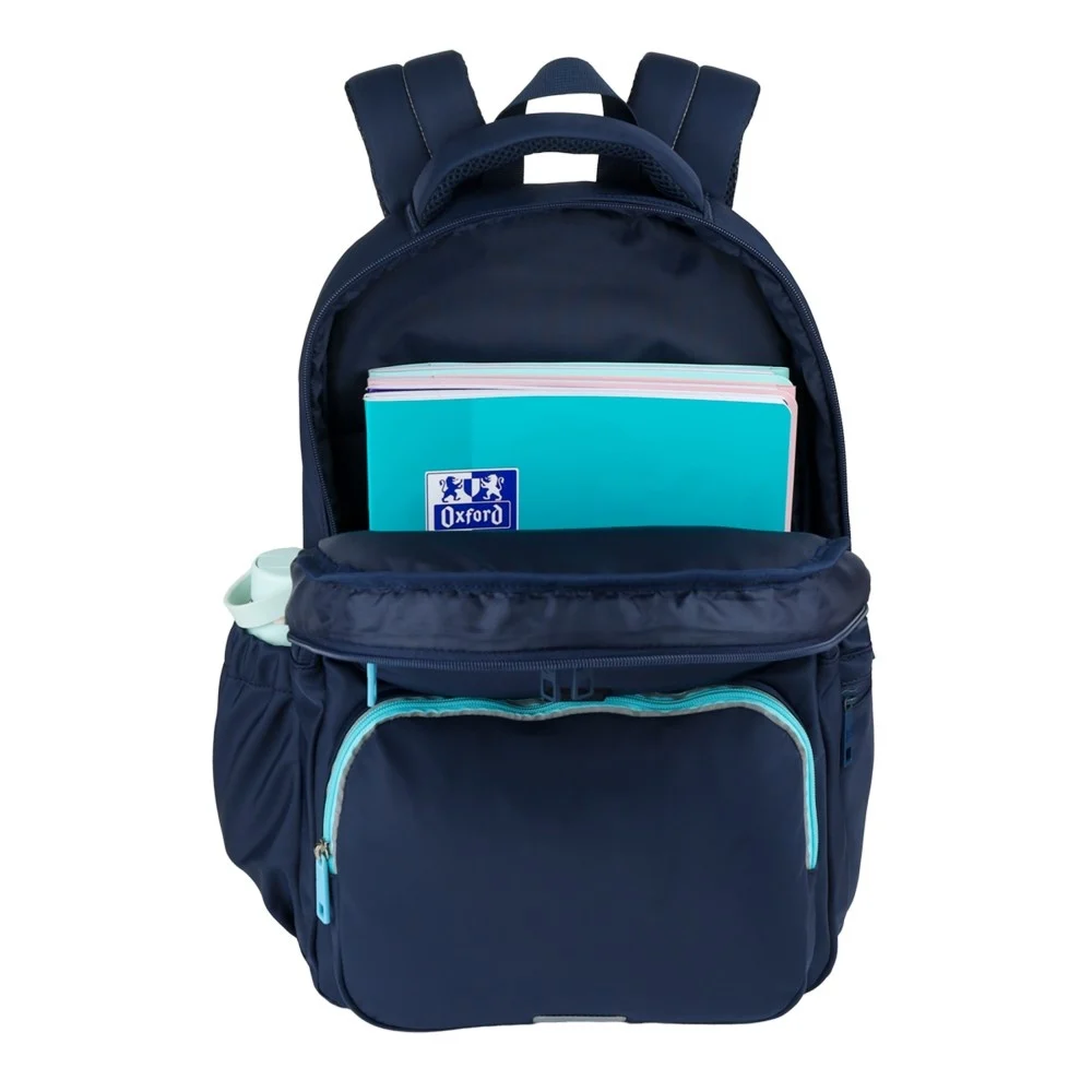 Rucsac Oxford Bicolor 25L 2 compartimente albastru inchis [3]