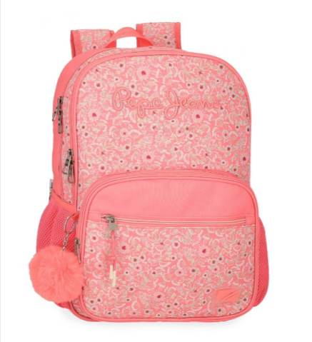 Ghiozdane și rucsacuri - Rucsac scoala fete 2 compartimente Pepe Jeans Nahid 30 x 40 x 12 cm