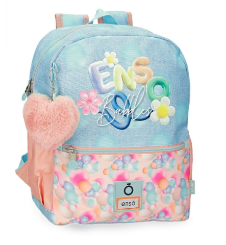 Ghiozdane și rucsacuri - Rucsac fete clasa 0 Enso Bubbles 27 x 33 cm