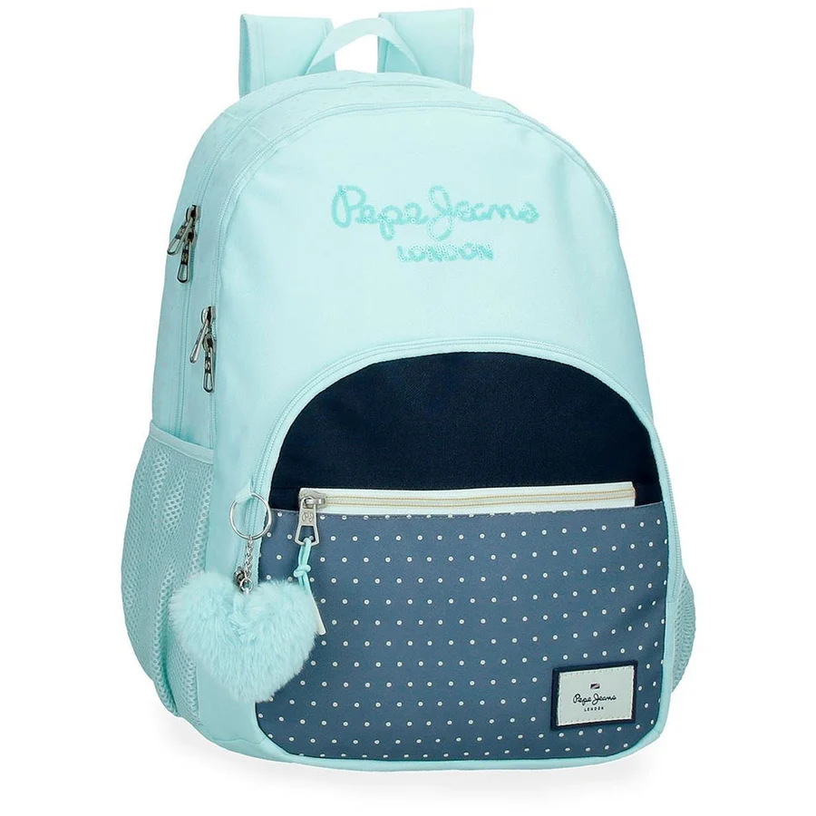 Ghiozdane și rucsacuri - Rucsac scoala fete 2 compartimente Pepe Jeans Dalma 31 x 44 x 17.5 cm