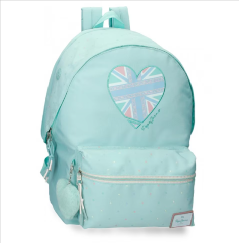Ghiozdane și rucsacuri - Rucsac scoala fete 2 compartimente Pepe Jeans Nerea 31 x 44 x 17.5 cm