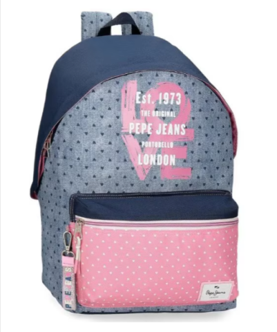 Ghiozdane și rucsacuri - Rucsac fete Pepe Jeans Noni Denim 31 x 42 x 17.5 cm