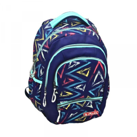 Rucsacuri școlare și  casual - Rucsac scolar albastru 43 cm Herlitz