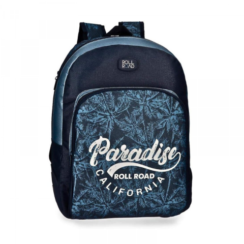 Rucsacuri școlare și  casual - Rucsac scolar bleumarin 44 cm Roll Road
