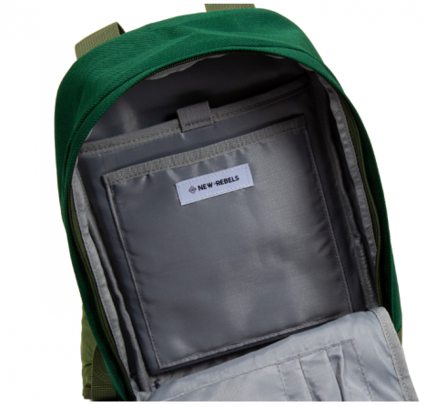 Rucsac scolar verde 33 cm New Rebels [3]